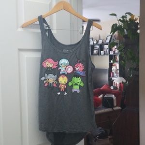 NWOT Marvel Avengers tank top & shorts set